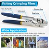 Fishing Crimping Tool Fishing Wire Line Crimping Rigging Kit Fishing