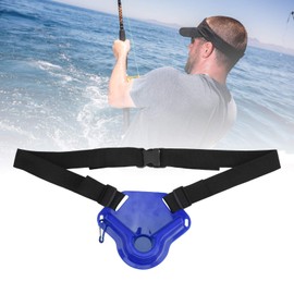 Fishing Rod Holder Belt, Fishing Waist Belt, Adjustable for Boat Fishing(blue)