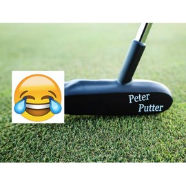 Peter-Putter Golf Putter - Aluminum Head and Chrome Stepless Shaft for Adults - Color: (2) BLACK