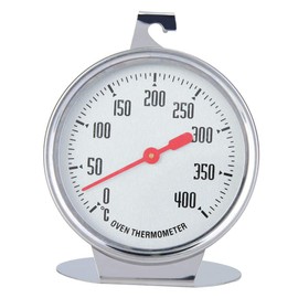 Oven Thermometer for Standing Stainless Steel with Large Gauge, Kitchen Tool, Oven Thermometer Made of Stainless Steel with Large Gauge for Baking, Alone Thermometer, Durable Steel for Size