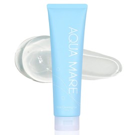 (Official Aqua Mare) Moist Cleansing Gel (Makeup Remover for Sensitive Skin) (For Pore Dullness Care, Beauty Ingredients, No Need to Wash Face) (5.3 oz (150 g) x 1 Bottle)