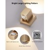 Tubicen Gold Wall Sconces Square Indoor Hardwired Dimmable Movie Theater