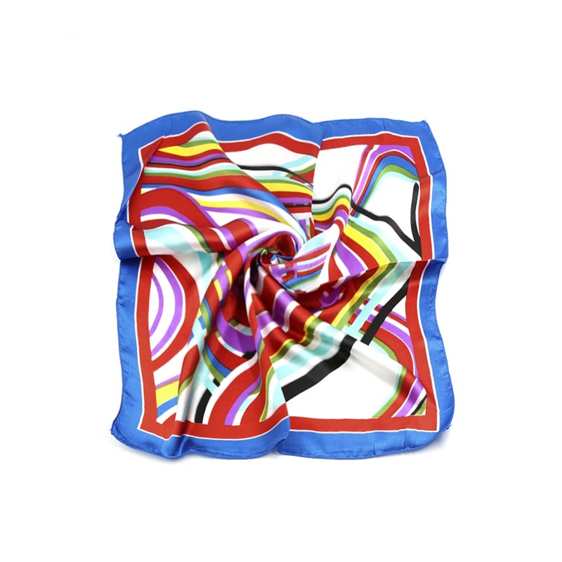uxcell Women Square Shaped Novelty Pattern Neckerchief Multi
