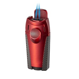 Visol Meru Dual Torch Flame Refillable Gas Lighter (Shipped Without Butane)