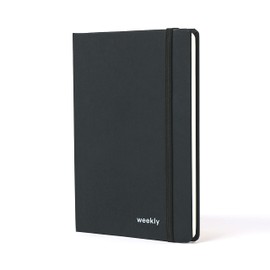 Jumble and CoJumble & Co Moodler B6 Week to View Undated Diary - Clean Slate Black