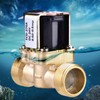 3/4 Brass Electric Solenoid Valve, DC 24V Normally Closed Water