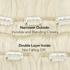 HOTBANANA Clip in Hair Extensions Real Human Hair, 5Pcs 80g