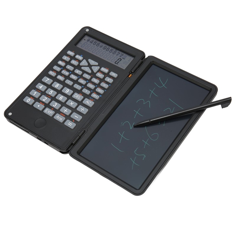 Calculator with Notepad Portable 10 Digits LCD Display Scientific Calculator