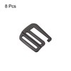 sourcing map Metal G Hooks Webbing Buckles, 8Pcs 0.98" 25mm