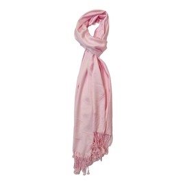Kiran Fashion Luxury Pashmina Scarf Soft Viscose Plain Wrap Shawl Stole Hijab Many Colours (Nude Pink)