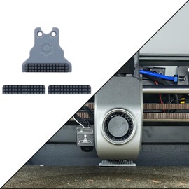 K1-Max Nozzle Cleaning Kit - Upgrade Silicone Brush Wiper for K1C: FYSETC 3PCS Nozzle Cleaner Replacement with Bracket Soft Clean Tool for K1 Extruder Filament Buildup Removal 3D Printer Accessories