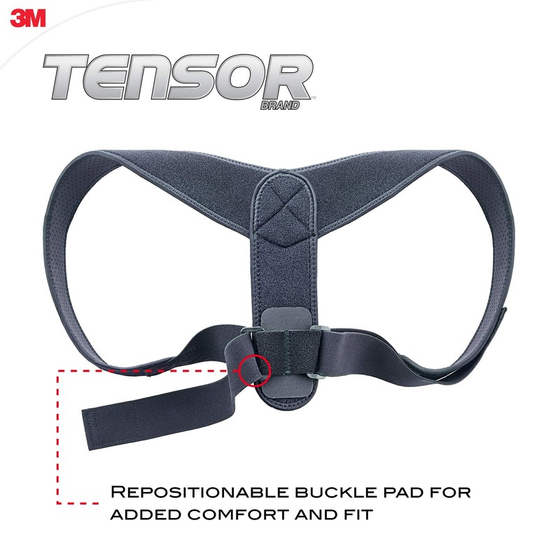 Tensor Posture Corrector, Adjustable Back Support, for Women and Men,