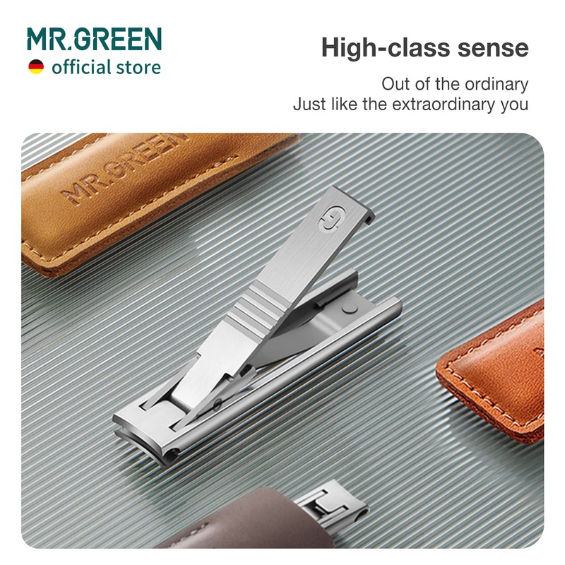 MR.GREEN Stainless Steel Fingernail and Toenail Clippers, Ultra Thin Sharp