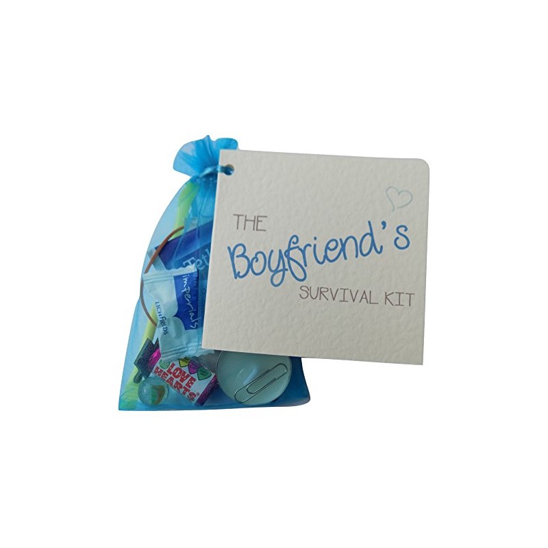 Boyfriend Novelty Survival Kit. Love Token, Christmas, Valentines Day, Keepsake