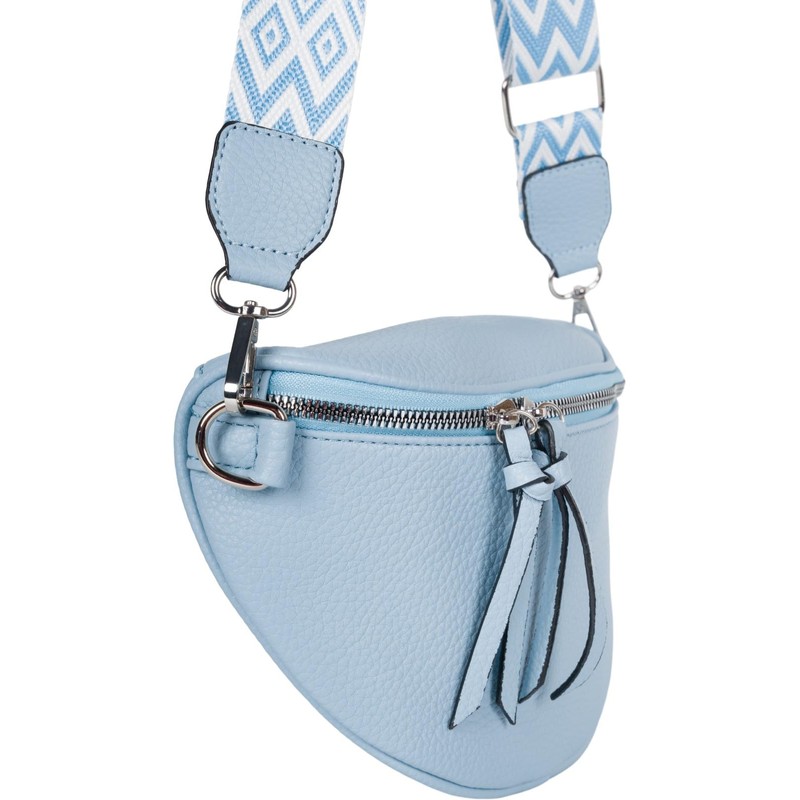styleBREAKER 02012401 Women's Half Moon Crossbody Shoulder Bags Plain Adjustable