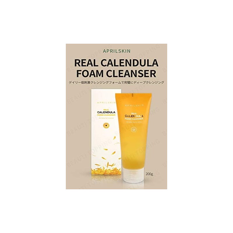 APRILSKIN Produto de limpeza em gel Calendula Low pH Vegano,
