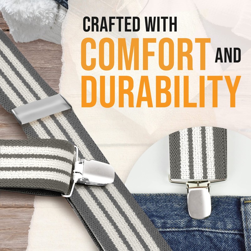 Suspenders for Kids - 1 Inch Suspender Perfect for Tuxedo-