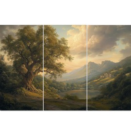 PLIGREAT 3 Sheets Landscape Wallpaper Rub on Transfers Watercolor Scenic Art Stickers for Wood Furniture Cabinets Ceramic Scrapbooking DIY Crafts Home Decor Decorative Transfer Stickers