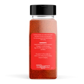 Unpretentious Ground Cayenne Pepper, Pure & Natural, Fresh, Gluten-Free (9.6 Ounce)