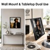 efunny 4-Pack Vinyl Record Display Frame for Wall Mount &