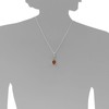 Lennja Pendant 925/000 Silver Amber, Sterling Silver, Amber