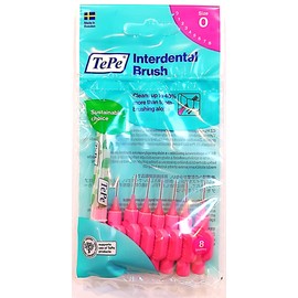 TePe Interdental Brush, Pack of 8 x 2, Pink (0.4 mm)