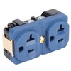 DP‑1G Audiophile Pure Copper Duplex Socket 20A 125V Copper 24k