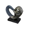 Casablanca Hands of Love Sculpture - Decorative Heart Figurine -