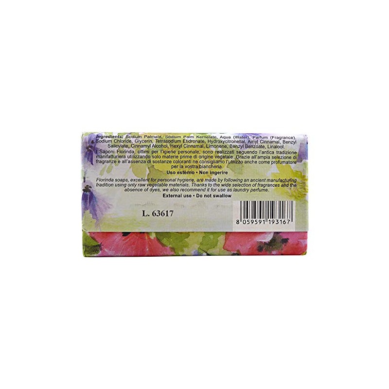 Florinda Floral Notes Wildflowers Vegetal Soap Bar 100 G 3.5