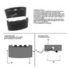 12LED 12W Wall Lamp Waterproof LED Outdoor Lighting for Living