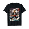 German Shepherd Samurai Japanese Retro Ukiyo-e Warrior Dog T-Shirt
