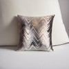 Eclairage 45cm*45cm Simple Modern Luxury Double Sided Serrated Back Cushion