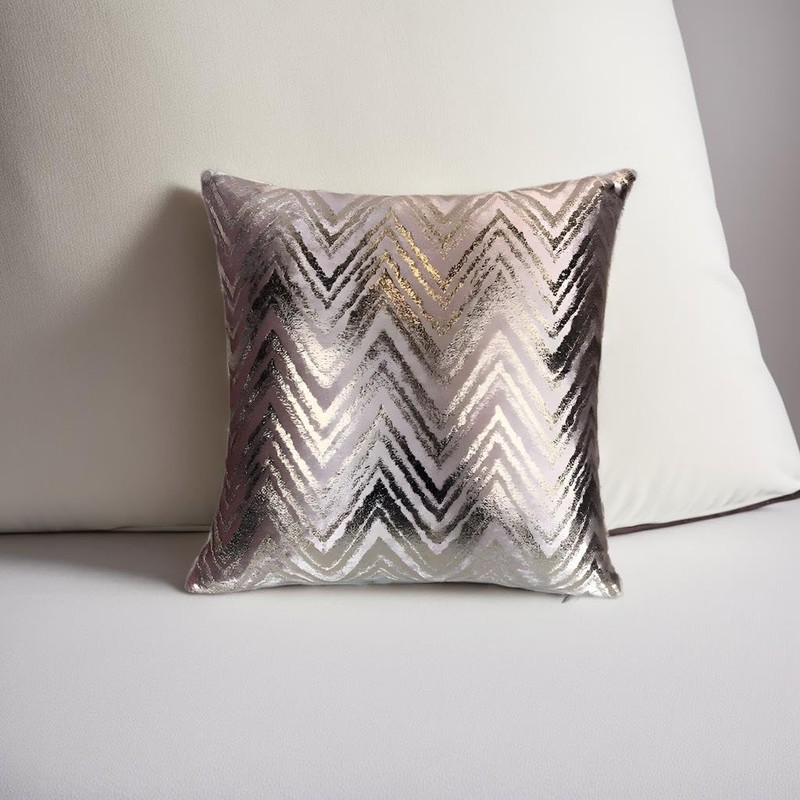 Eclairage 45cm*45cm Simple Modern Luxury Double Sided Serrated Back Cushion
