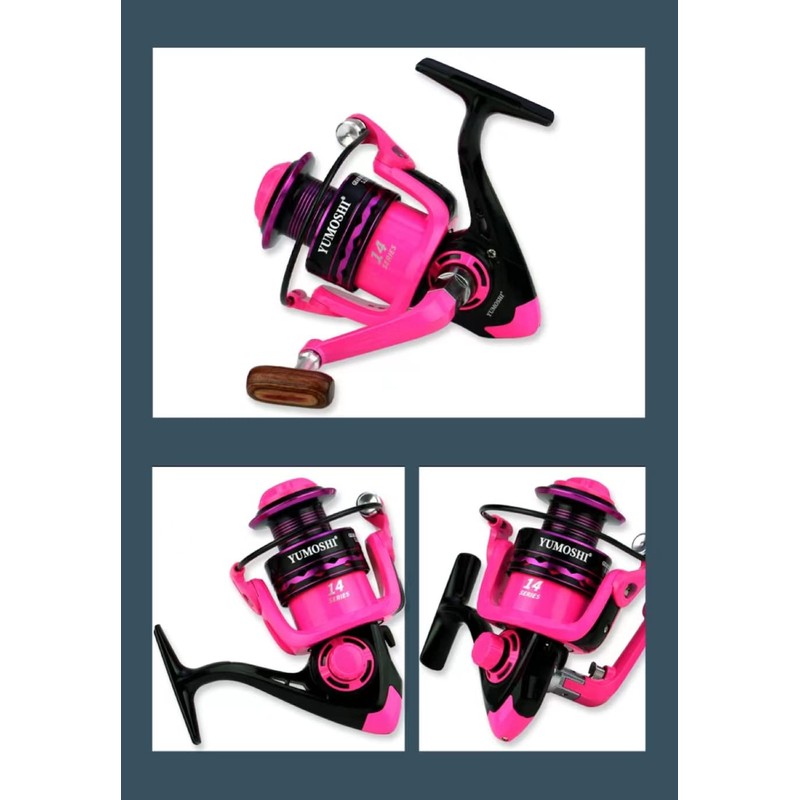 GaiRen Fishing Spinning Reel Gear Ratio 5.2:1 Lightweight Left/Right Hand