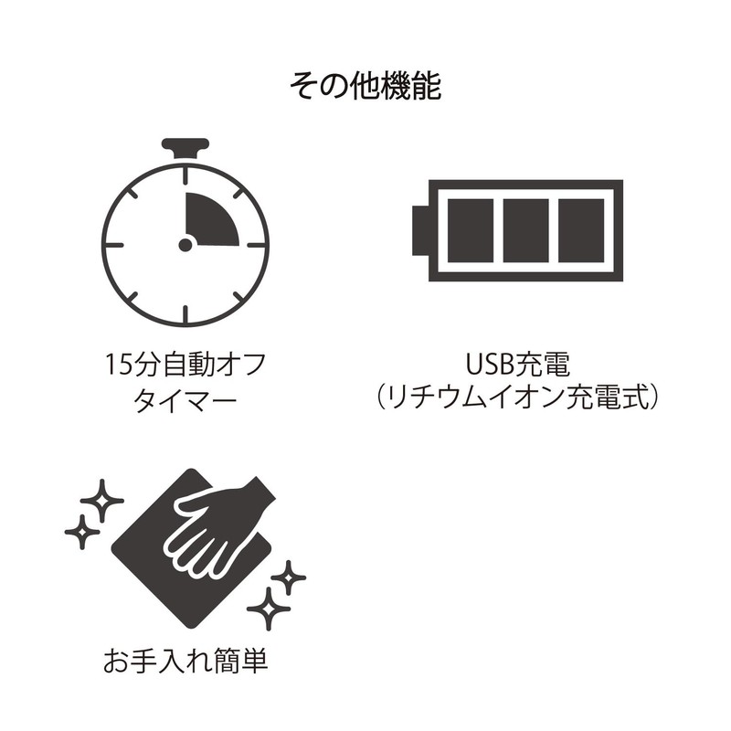 アテックス 低周波治療器 ネックマッサージャー AX-HK115 ブラック