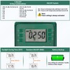 SURAIELEC Outdoor Power Stake, 7-Day Programmable Digital Timer, Power Strip