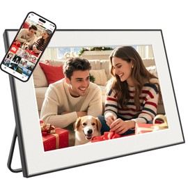CECGAN 32GB WiFi Digital Picture Frame, 10.1 Inch Frameo Photo Frame,1280x800 HD IPS Touch Screen, Auto-Rotate, Share Photos/Videos Instantly via Frameo App from Anywhere, Wall Mountable.