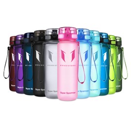 Super Sparrow Drinking Bottle - Tritan Water Bottle - 350 ml & 500 ml & 750 ml & 1000 ml - BPA-Free - Ideal Sports Bottle - Quick Water Flow, Sport, Water, Bike, pink
