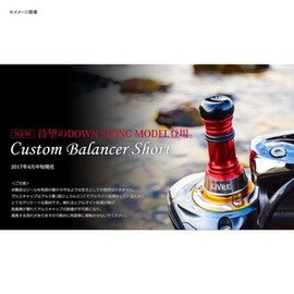 LIVRE 8107 Custom Balancer Short Shimano Daiwa C1 Type Gunmeta x Red