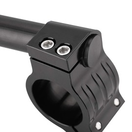 VOBOR Clip On Handlebars - Universal 41mm Metal Motorbike Handlebars, Separable Handlebars Adjustable Motorbike Accessories