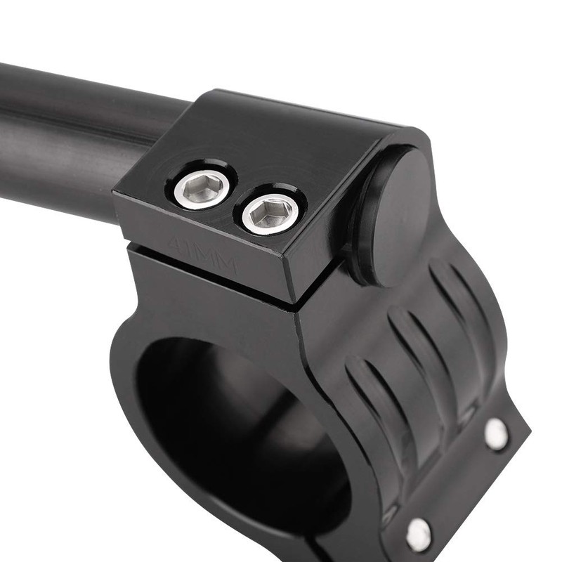 VOBOR Clip On Handlebars - Universal 41mm Metal Motorbike Handlebars,