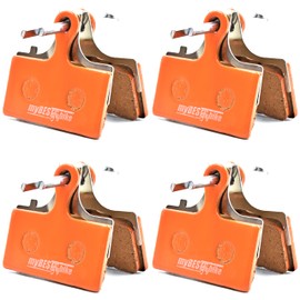 myBESTbike - Bicycle Brake Pads 4 Pairs Disc Brake Pads For Bike, Compatible With Shimano G01S XTR BR-M9000 M987 M985 XT M8000 M785 SLX M675 M666 Deore M615