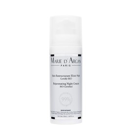 MARIE D ARGAN Crema Hidratante Facial De Noche Reestructurante 50ml, Regenera Y Reduce Arrugas, Nutre Piel Madura, Mixta O Seca, Con Argán, Borraja,  