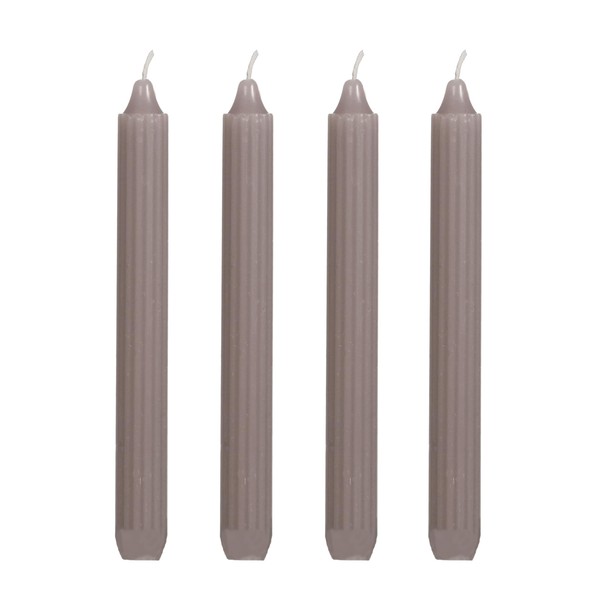 COMFORDER Taper Candles Set, 4 x Table Candles Plain +
