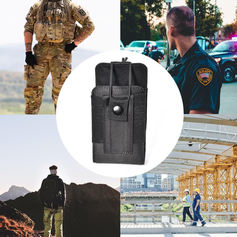 YNIBST Molle Compatible Radio Pouch, Handy Radio Holder, For Airsoft