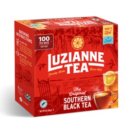 Luzianne Unsweetened Iced Tea Bags, Family Size, 100ct Box (Pack of 1)