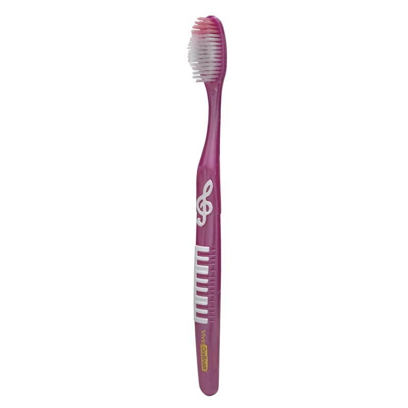 Vivid OraBrush Premium Quality Nylon Filament Toothbrushes – Softer, Rubber
