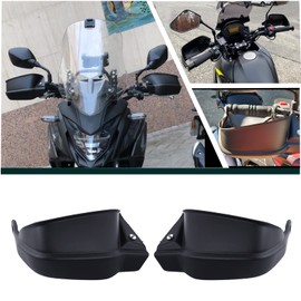 TAZGANTAX Black Motorcycle Handguard Hand Guard Wind Cold Protector Compatible with Ho-nda CB500X CB500F CB 500 X CB 500 F CB 500X CB 500F 2013 2014 2015 2016 2017 2018 2019 2020 2021 2022