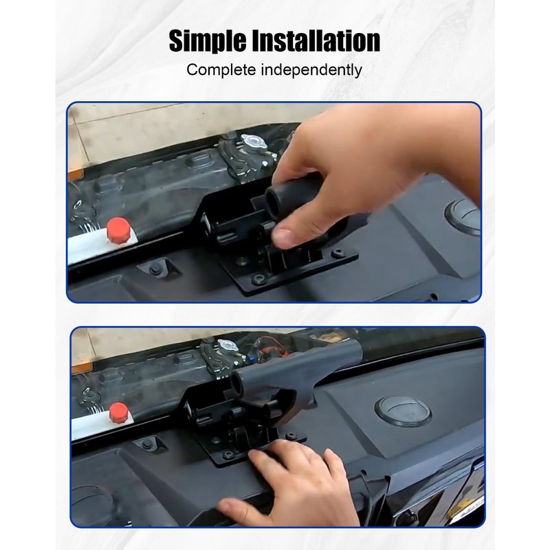 Full Glass Tip Out Windshield Handle Fit for Polaris Replace