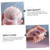 WOONEKY 4pcs Shampoo Brush Dual Function for Hair Washing Scalp